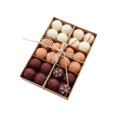 thumbnail image 4 of 24 bolas de lana de fieltro navideñas, pompones hechos a mano para manualidades. Estilo A, 4 of 9