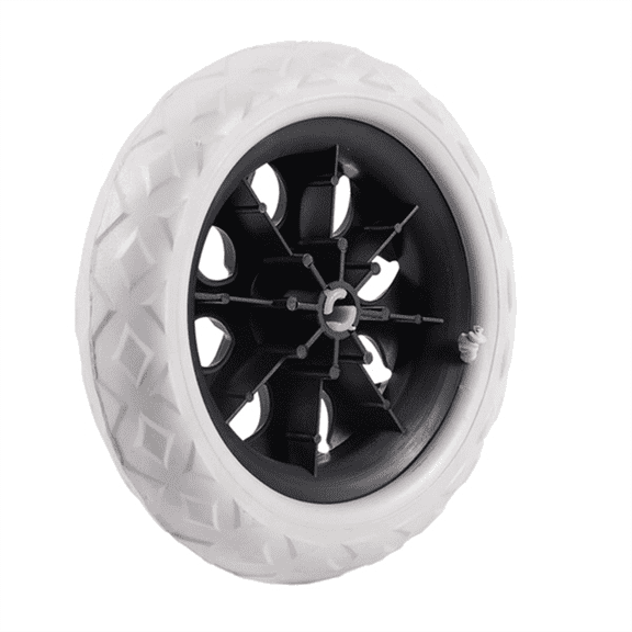 4 PCS Black White Plastic Core Foam Cartwheel Casters