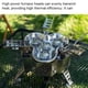 thumbnail image 3 of Horno al aire libre Camping al aire libre 15800W estufas de Metal portátil Picnic barbacoa horno estufas plegables con bolsa de almacenamiento agua hirviendo accesorio de cocina, 3 of 7