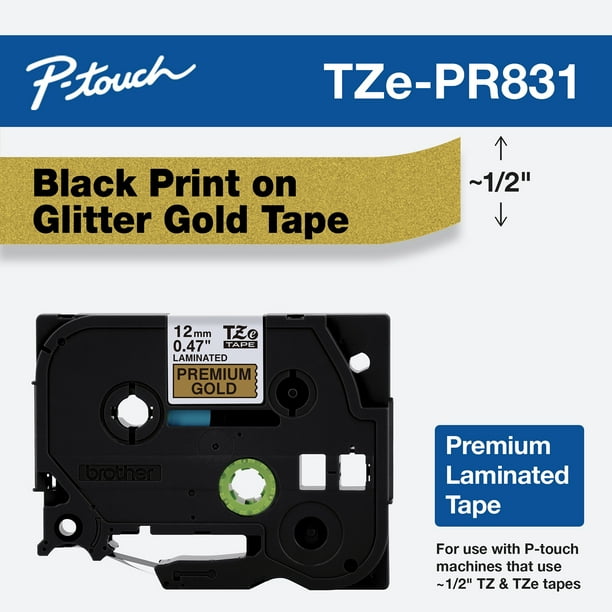 Amazon Com Labelife Compatible Label Tape Replacement For Brother Tz Tape 12mm 0 47 Laminated Clear Label Tape Tze 131 Tz 131 Tze 131 Compatible With P Touch Pt D210 Pt H100 Ptd400ad 1 2 Inch X 26 2 Ft 5 Pack