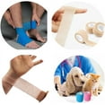 thumbnail image 7 of PINHEN 6 Pack 2" x 5 Yards Self Adhesive Bandage Breathable Cohesive Wrap Self Adherent Vet Tape Self Stick Bandage Wrap for Sports, Athletic, Wrist, Ankle, 7 of 7