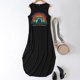 thumbnail image 3 of WILLBEST Vestido Midi Informal De Verano Para Mujer, Para Playa, Vacaciones, Estampado, Holgado, Con Bolsillos, Cuello Redondo, Sin Mangas, Largo 1623, 3 of 3