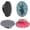 Mix, variant on Scalp Massager Shampoo Brush, Wet & Dry Manual Scalp Care Head Scrubber Hair Washing, Soft Silicone Bristles, for Hair Growth, Dandruff Removal (Dark Green)