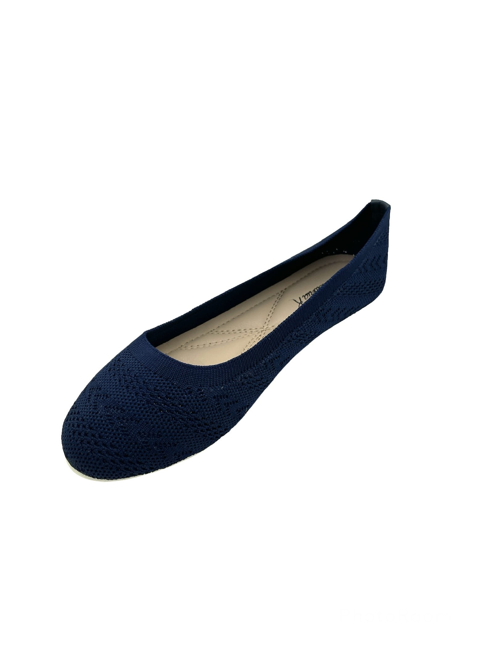 Victoria K Knitted Textured Everyday Ladies Flats,