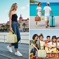 thumbnail image 7 of Reusable Lemon Lnsulated Lunch Bag for Women & Men-Leakproof Water-Resistant Cooler Tote,Large Capacity(10.6x8.7x6.3in)for Work,Office,Travel,Picnic,Beach., 7 of 7