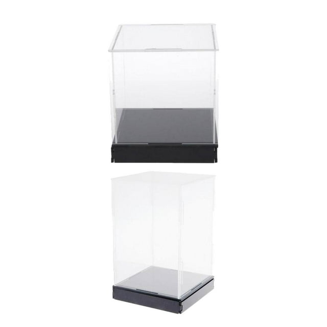 Acrylic Display Show Case,Acrylic Display Box Clear Large CUTICAT Vitrina de exhibición de acrílico