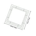 thumbnail image 2 of unbranded Marco Metálico Verde Para Flores En Forma Cuadrada Para Manualidades Y Decoraciones Festivas, 2 of 8