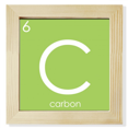 thumbnail image 1 of Chestry Elements Period Table Chalcogens Element Carbon C Square Picture Frame Wall Tabletop Display, 1 of 3