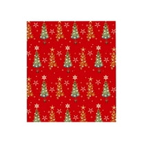Christmas Wrapping Paper, Large Single Sheets for Gift Boxes with Holiday Patterns like Trees Snowflakes Deer(A)