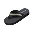 thumbnail image 2 of Fankiway Women's Rhinestone Flip Flops V Strap Non-Slip Comfortable Beach Sandals Summer Gold 6, 2 of 9