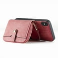 thumbnail image 2 of for iPhone XS Max Wallet Case, Crossbody Phone Purse with Card Holder for Women, Zipper PU Leather Carrying Cover Gift with Shoulder Strap Kickstand Anti-drop for iPhone XS Max - Pink, 2 of 10