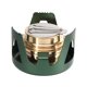thumbnail image 1 of Mini estufa de alcohol para mochileros, quemador de alcohol de latón liviano con soporte de aluminio para acampar, caminar y hacer picnic (verde), 1 of 5