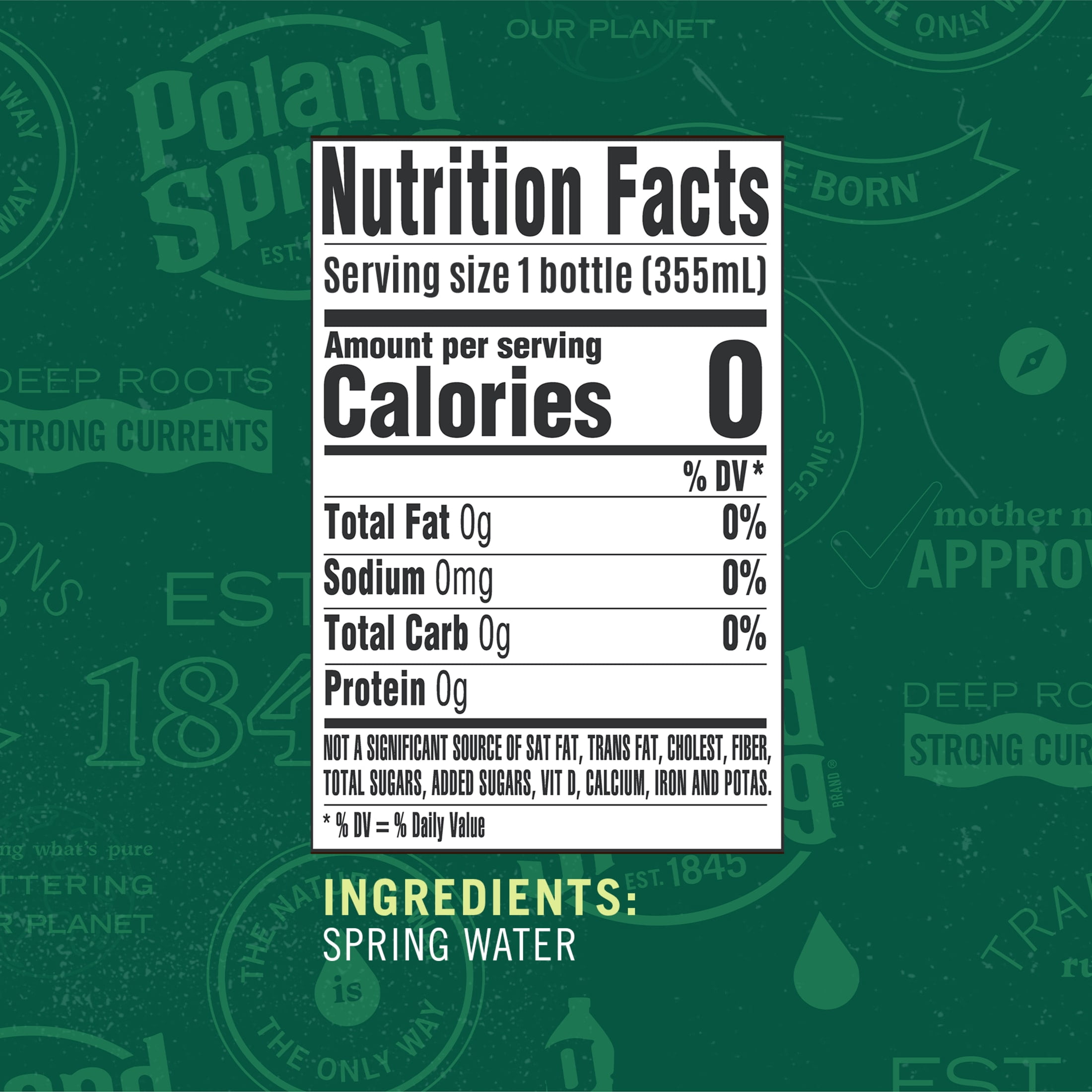 (2 pack) Poland Spring Maine Spring Water, 12 Fl Oz, 12-Pack Plastic Bottles