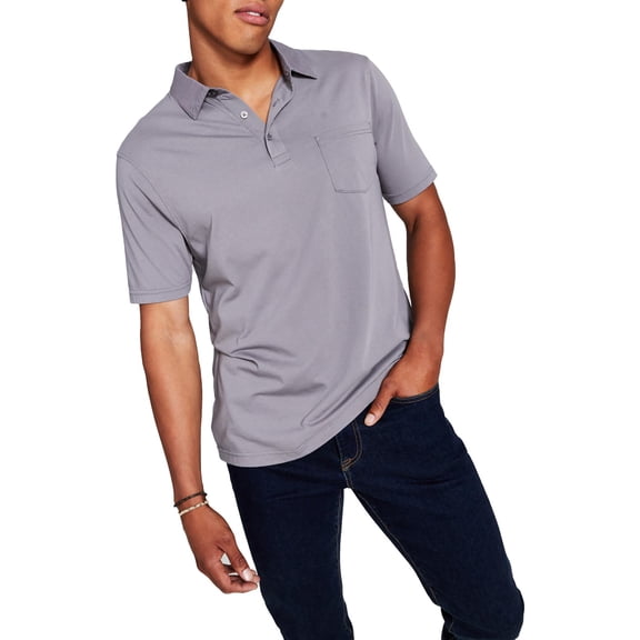And Now This Mens Pocket Collared Polo