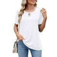 thumbnail image 2 of Womens Shirts Summer Basic Tops For Pack Tops Shirts For Trendy Casual Tshirts Shirts For Womens Tops, 2 of 7