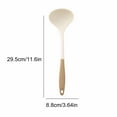 thumbnail image 3 of Silicone Soup Ladle, Non-Stick Spatula, Household High-Temperature Resistant Kitchenware, Food-Grade Material, Easy to Clean & Hold, Suitable for Stir-Frying/Serving, 3 of 5