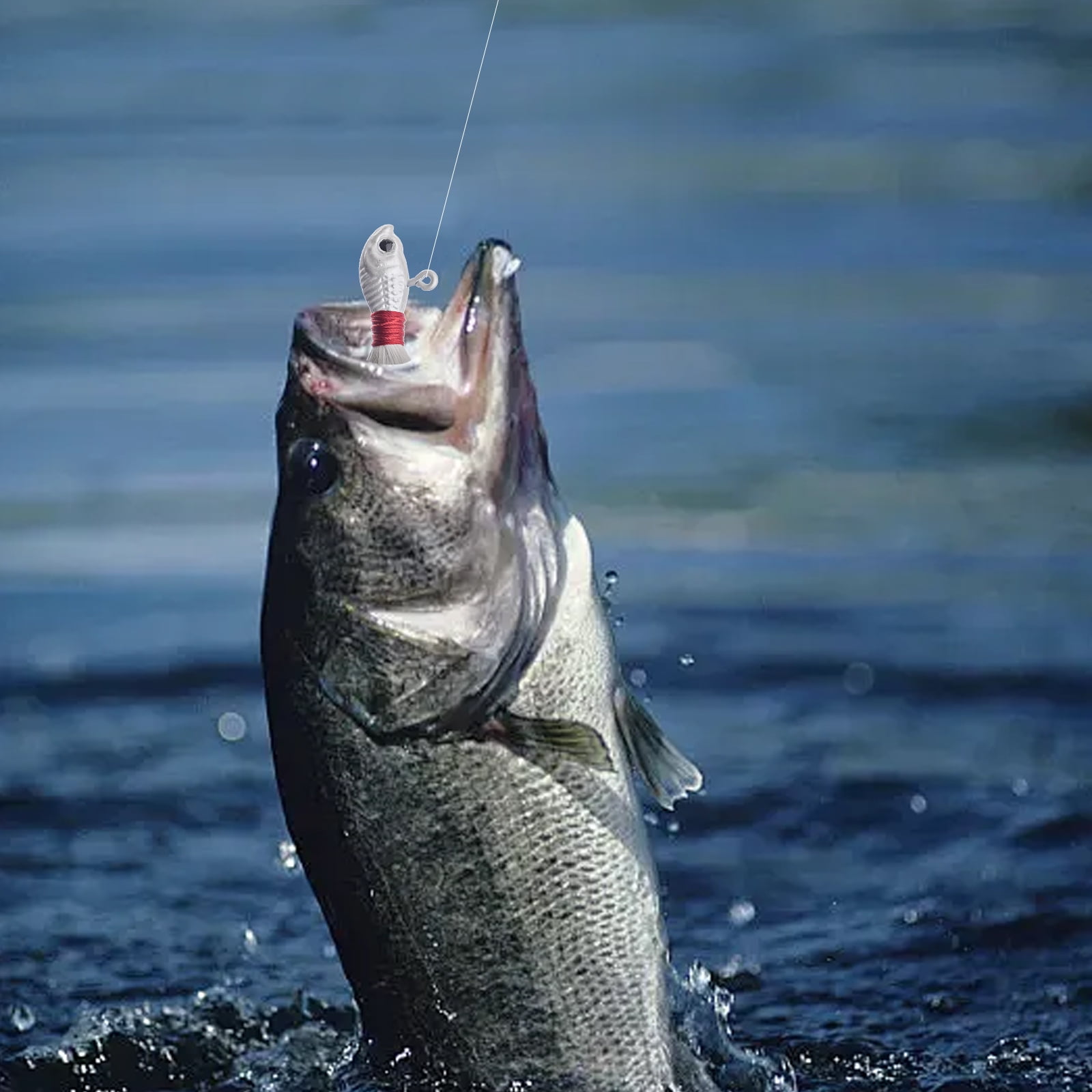 Bucktail Jig, Hair Jig, 8 Set of Pack Saltwater and Freshwater Baits, Hard Baits for Bass Flounder Striper Bluefish Halibut Redfish 3/4oz