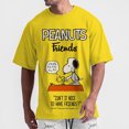 thumbnail image 3 of Camiseta de verano 2024 nueva para hombre, con estampado de Snoopy de Disney, informal, holgada, para fitness callejero, de gran tamaño y alta calidad, 3 of 5