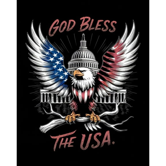 Paint by Numbers Kit for Adults - American Liberty Eagle - Beginners Acrylic Adult Paint by Number Kits on Canvas Digital Oil Number Painting Kits for Home Decor Gift 16"x20"-