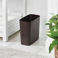 thumbnail image 2 of mDesign Plastic 1.8 Gallon Bathroom Trashcan Wastebasket Garbage Bin - Bronze, 2 of 4
