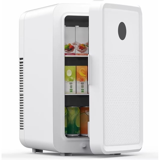 Openpig 10LMini Fridge For Bedroom Small Refrigerator For Care Cosmetics 110V 12V Portable Refrigerator Cooler Warmer For Drinks