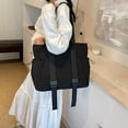 thumbnail image 4 of Bolso Tipo Hobo Con Cincha Lateral para Mujer Cartera Nailon Viajes Y, 4 of 9