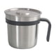 thumbnail image 5 of Camping Cup Ultralight 448ml Capacidad Taza de viaje Acero inoxidable 304 para viajes Negro Zulema Taza Senderismo, 5 of 8