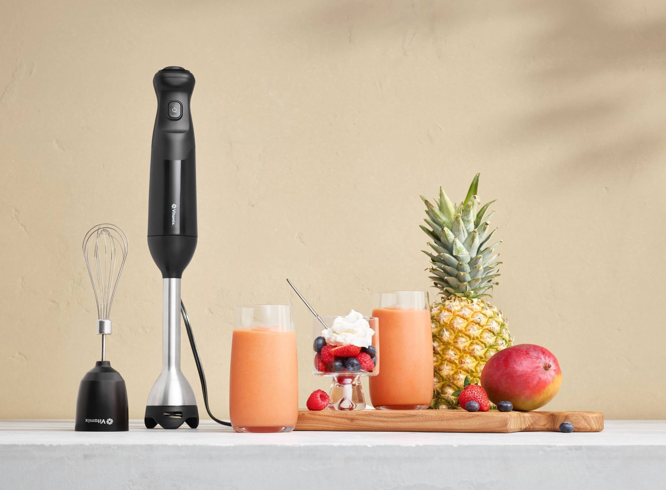 Vitamix 2-Speed Immersion Blender + Whisk Attachment, Black