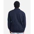 thumbnail image 3 of Gildan 18810 Unisex Heavy Blend™ Quarter-Zip Sweatshirt-Navy-XL, 3 of 6