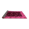 thumbnail image 2 of Ahgly Company Indoor Square Abstract Pink Modern Area Rugs, 7' Square, 2 of 4