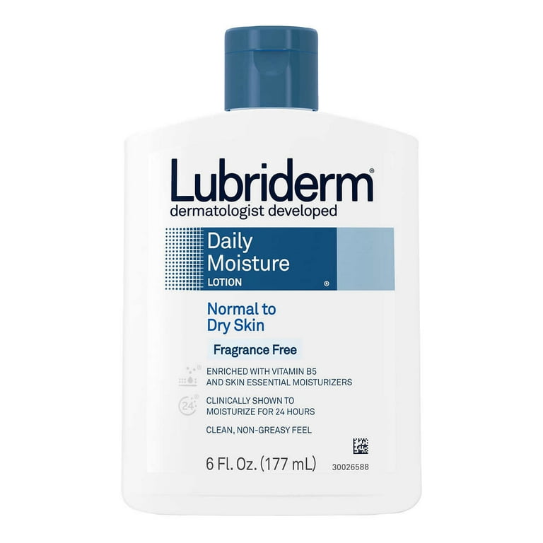 Lubriderm Daily Moisture 3-pack: Fragrance Free, Non-Greasy, for