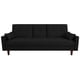 thumbnail image 2 of Sofá Cama Reclinable El Bazar Store Cancún Lino Negro Brazos Separados Respaldo Abatible, 2 of 7