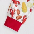 thumbnail image 5 of Wxirdiow Outfits for Baby Boys Newborn Baby Boy Clothes Short Sleeve Romper Shirt Top Pants Hat Set Summer Outfits Red Size,0-3 Months, 5 of 8