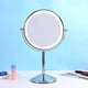 thumbnail image 5 of Espejo de maquillaje de 8 pulgadas con lámpara LED de escritorio, luz de relleno de doble cara, espejo de belleza de escritorio, espejo europeo con aumento HD, 5 of 5