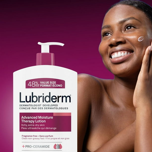 Lubriderm Advanced Moisture Therapy Lotion, Vitamin E, Pro-Vitamin