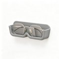 thumbnail image 3 of Eyeglasses Holder, Wall Mounted Sunglasses Storage Organizer, Clear Acrylic Glasses Holder Rack, Compact Wall Display Case for Eyewear Sunglasses and Reading Glasses, Grey, 3 of 4