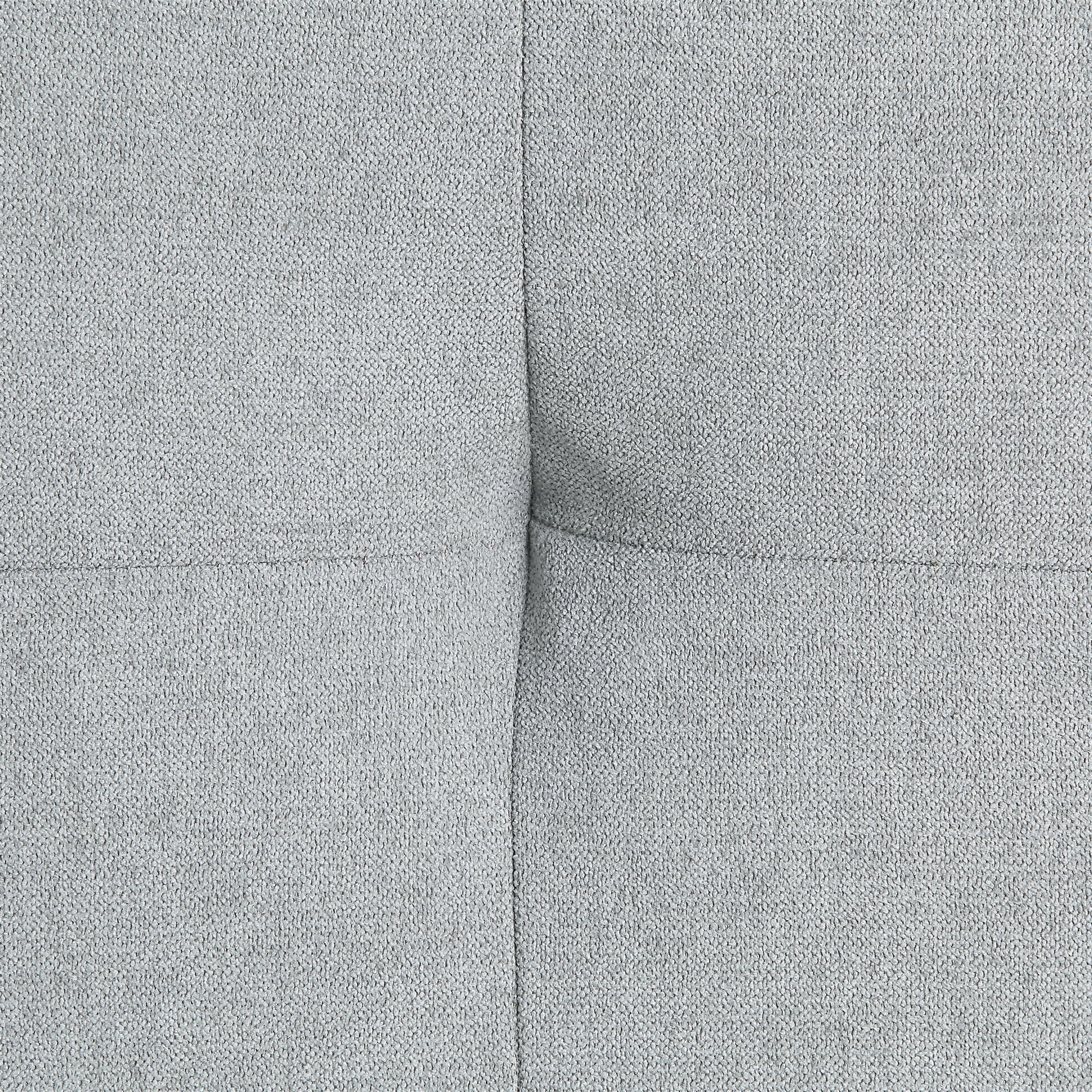 Aukfa 74"x34" Sofa Bed, Oversized Tufted Bench Lounge with Pillows, Twin Size, Flannel, Gray
