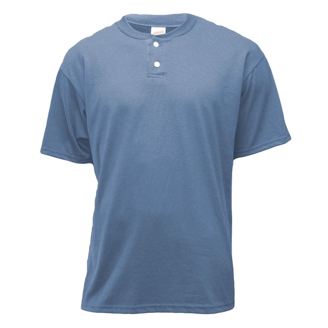 Soffe T-Shirt à Manches Courtes Henley Patte d'Éléphant pour Hommes - M206