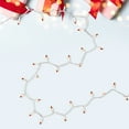 thumbnail image 3 of Northlight Mini Christmas Light Set - Clear with Red Tips - 10' White Wire - 50ct, 3 of 7