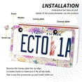thumbnail image 3 of Aluminum License Plate Frame 2 Pack Car Exterior Accessory Car Tag Holder for Front Rear Plates Cars Decor Watercolor Dandelions Pattern, 3 of 7