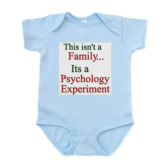 CafePress - Family Psych Experiment2 Infant Bodysuit - Baby Light Bodysuit, Size Newborn - 24 Months