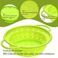 thumbnail image 2 of tamiz colapsable de silicona | Ahorro de espacio, fácil de limpiar y apto para lavavajillas | Se utiliza como colador de pasta, colador de drenaje, inserto de vapor o colador de cocina | Verde 16cm Adepaton LL-1824, 2 of 6