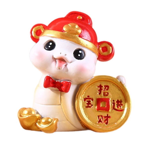 TQEHS Adorno de muñeca de resina con forma de serpiente 2025 M2P7 G2T1 O2N2 W9S7 T3B0
