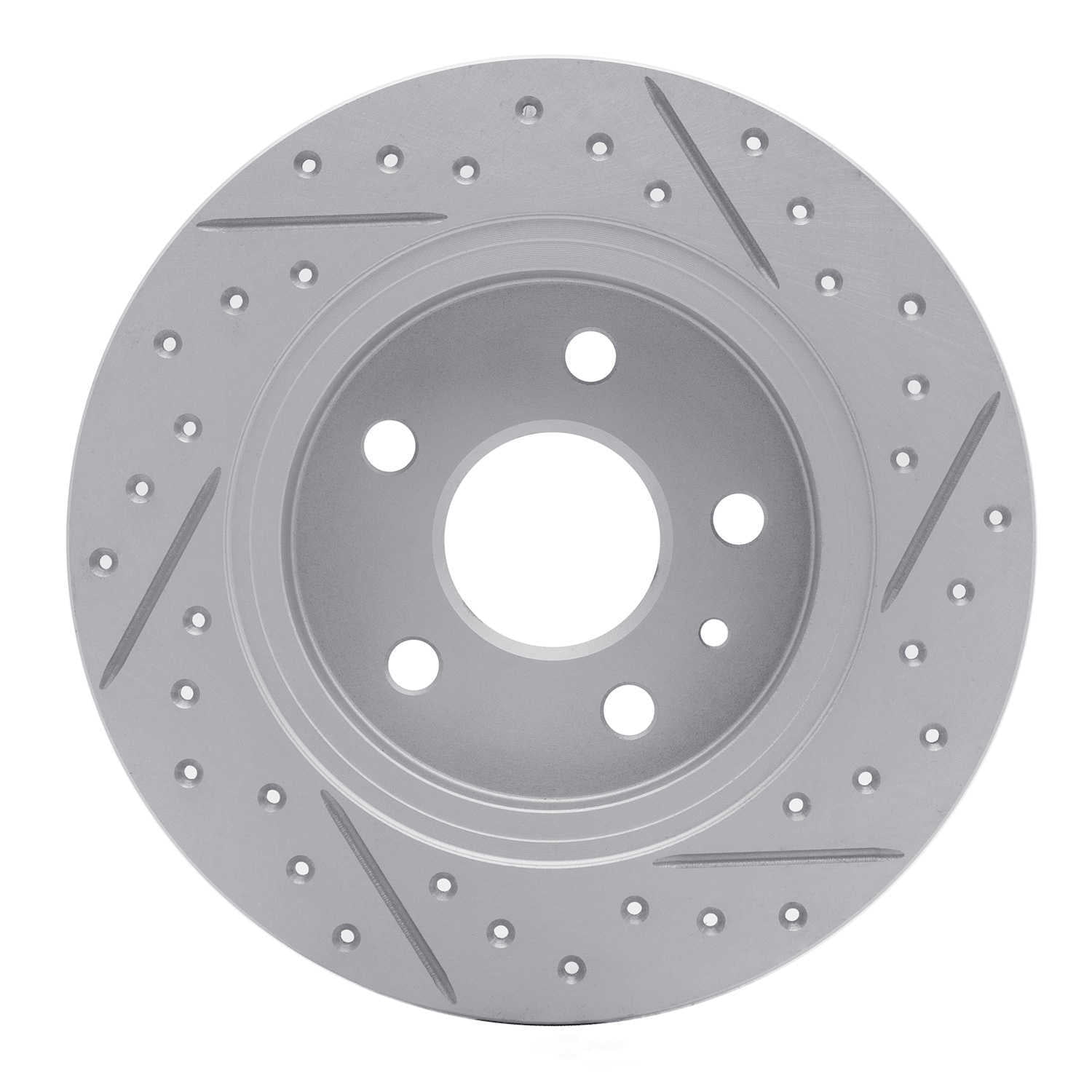 Dynamic Friction Company 830-47052L DFC Geoperformance Rotor - Drilled and Slotted