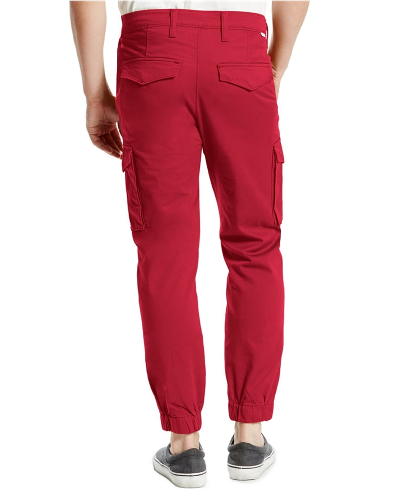 Levi's Mens Jogger Casual Cargo Pants red 34x32 Walmart Canada