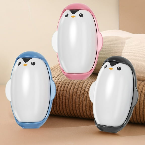 Msgweeeg Pet Hair Roller Lint Rollers Hair Adhesive Device Penguin Appearance Washable and Reusable for Household Or Business Use Strong Adhesion and Is Convenient and Fast