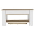 thumbnail image 1 of TUHOME Austin Storage Table Engineered Wood Entryway Benches in  Multi-color, 1 of 10