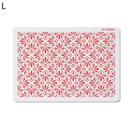 

Meizhencang Fondant Edge Mold Easy to Demold Non Stick Plastic Floral Embossing DIY Cake Border Mold Baking Accessories