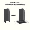thumbnail image 3 of Chimenea extensible para campana extractora FIREGAS FGS-TG33B-ZST de acero inoxidable, 3 of 8