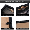 thumbnail image 3 of Black Shadow Box Frame Wood Collection Case With Slot on top 8 x 8, 3 of 6